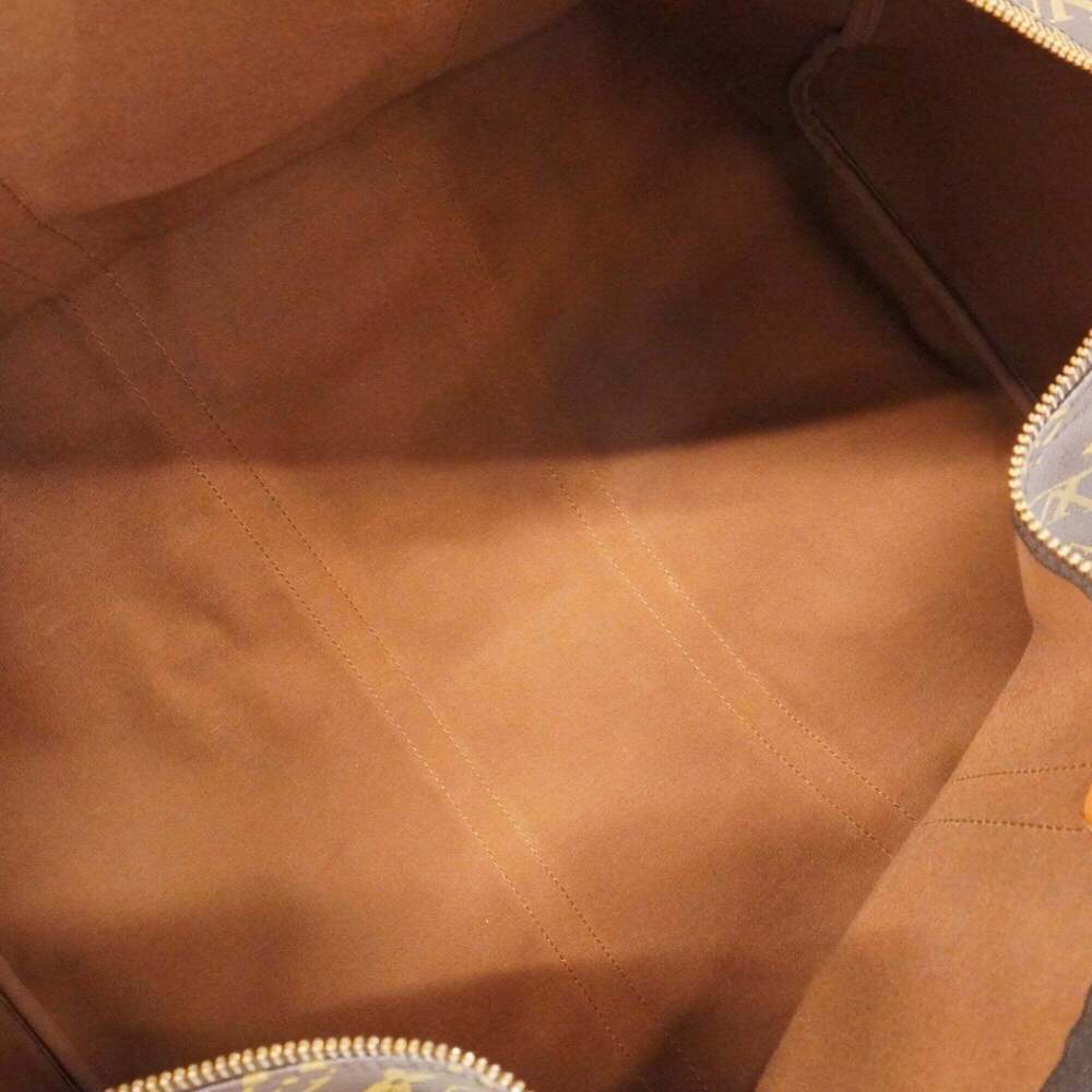 LOUIS VUITTON Brown Monogram Keepall 55 Boston Bag - Picture 4 of 14